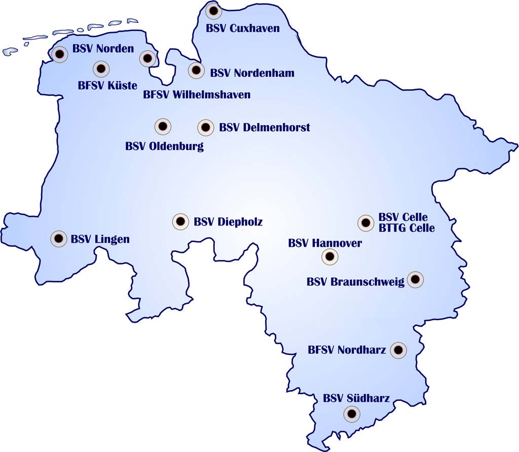 Wo ist das nördliche Niedersachsen?
